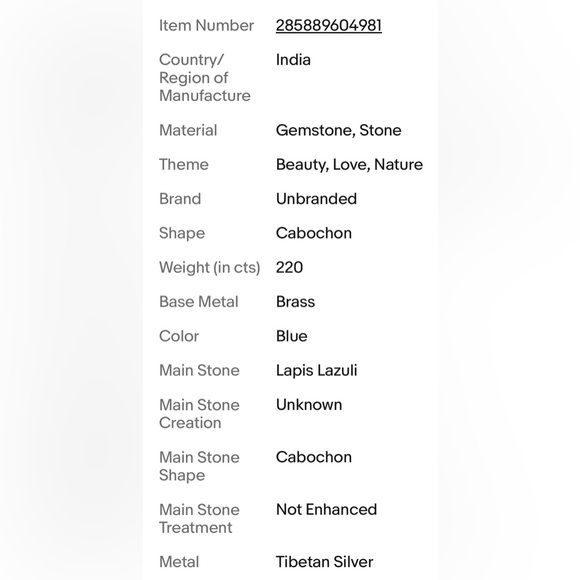 TIBETAN LAPIS LAZULI BRACELET - Picture 4 of 15